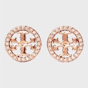 TORY BURCH Miller Pavé Stud Earrings
